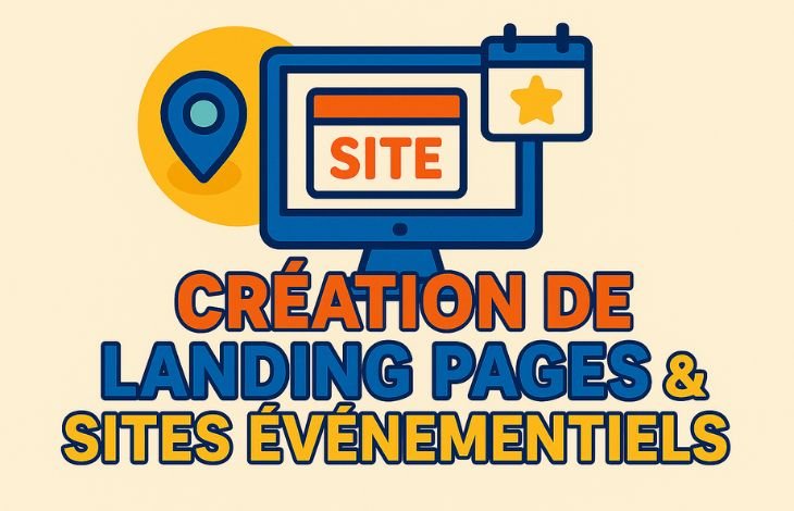 Création de landing pages et site événementiel Création de landing pages et site événementiel